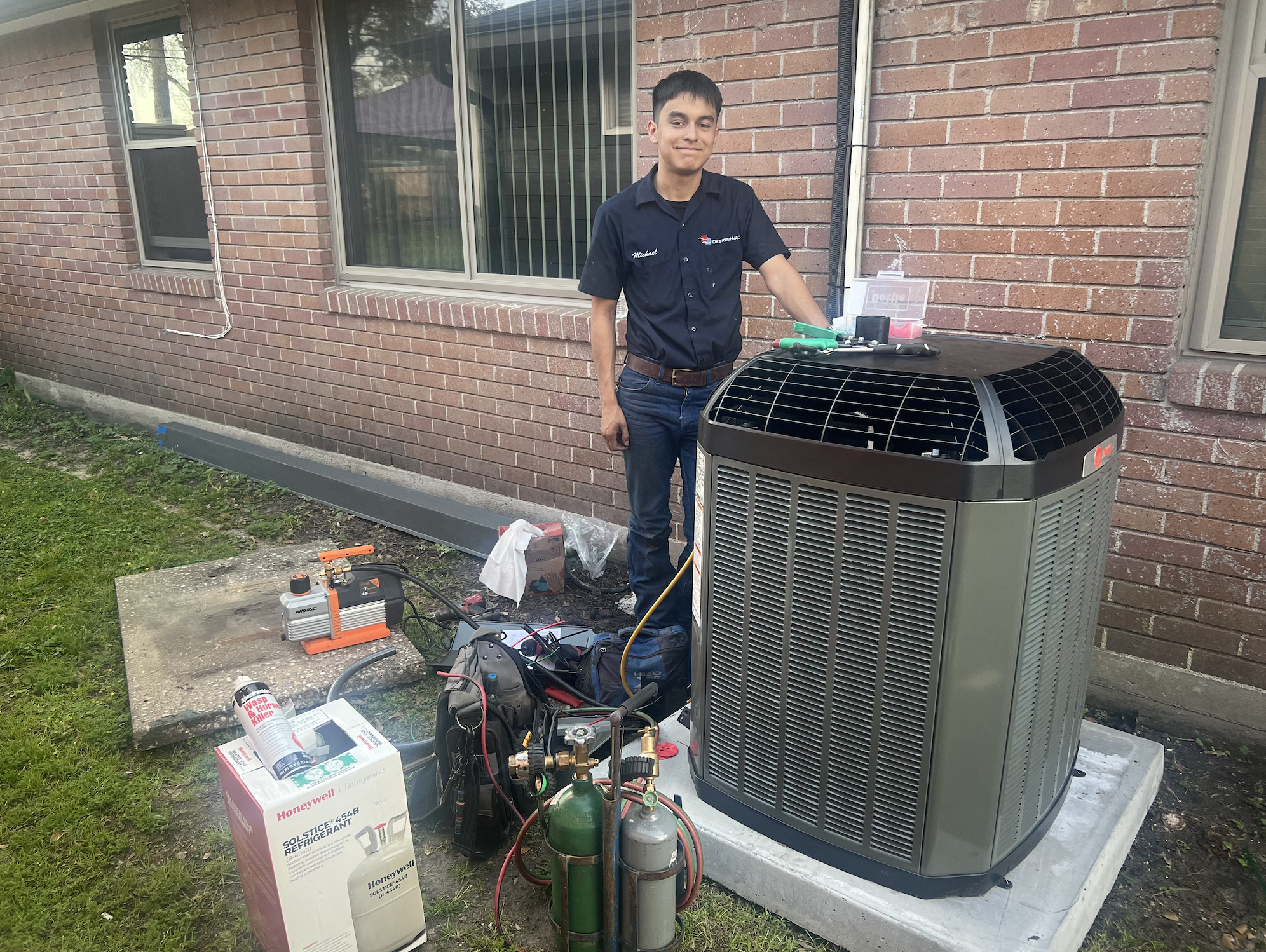 HVAC installation in Houston